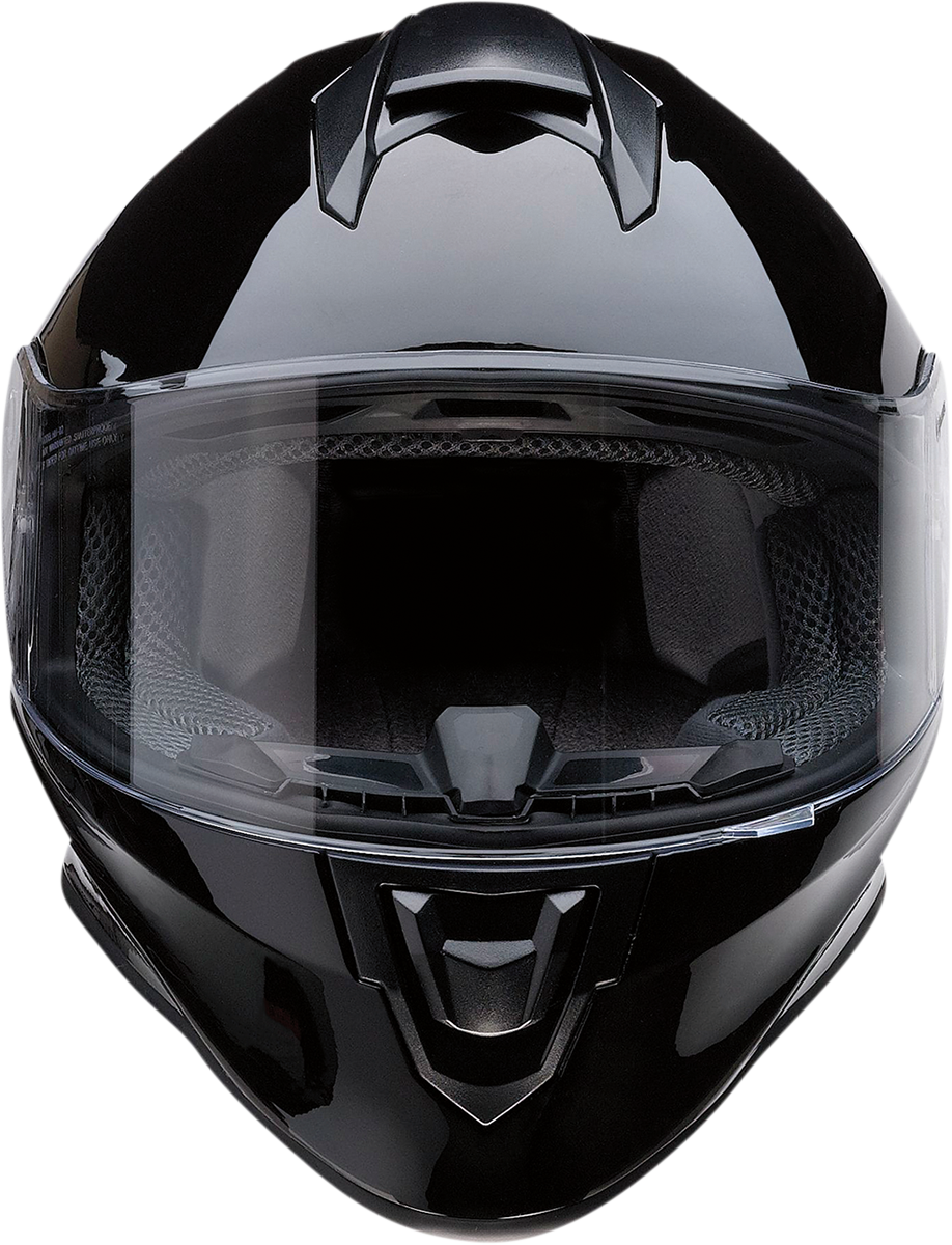 Casco de motocicleta Z1R Youth Warrant - Negro brillante - Grande 0102-0244