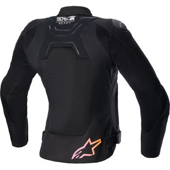 Chaqueta ALPINESTARS Stella SMX Air para mujer - Negro/Amarillo/Rosa - Talla M 3316523-1439-M