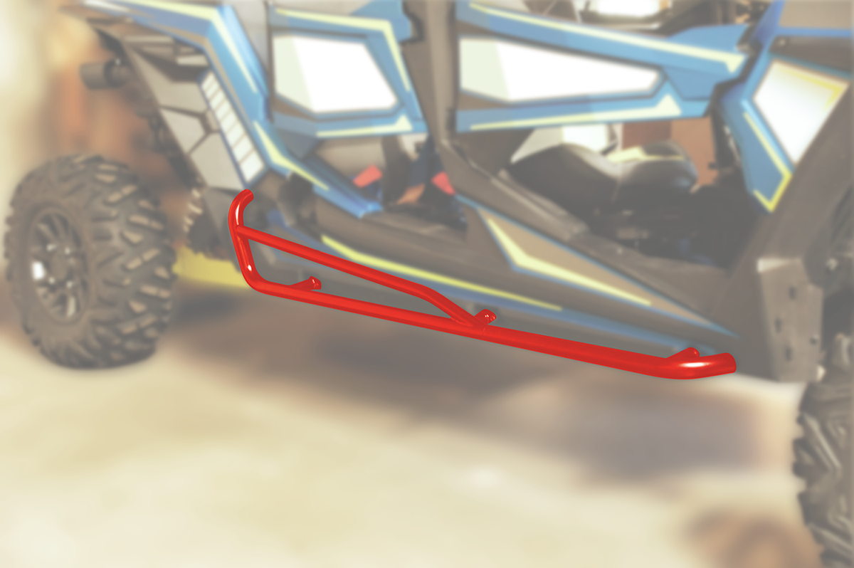 Estribos laterales MOOSE RACING - Rojo - RZR 4 plazas 1011-RE