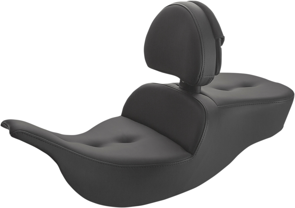SADDLEMEN Roadsofa - Asiento con almohada - Con respaldo - Negro 897-07-181BR