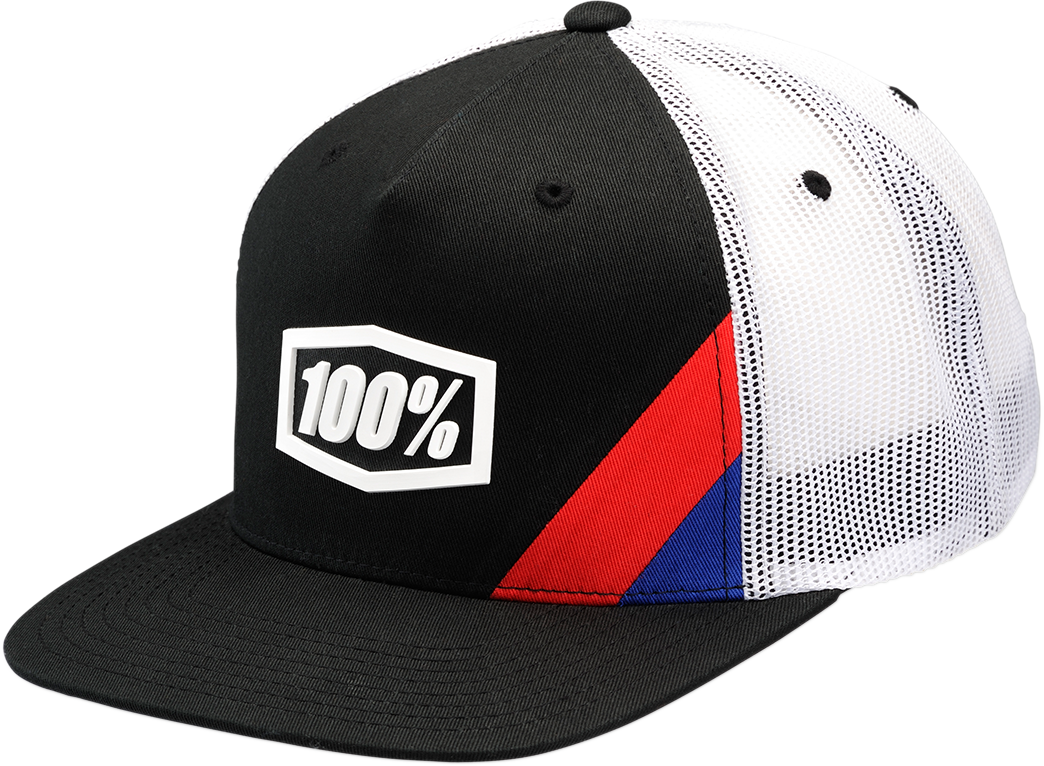 Gorra de camionero 100% Cornerstone - Negra 20045-00001