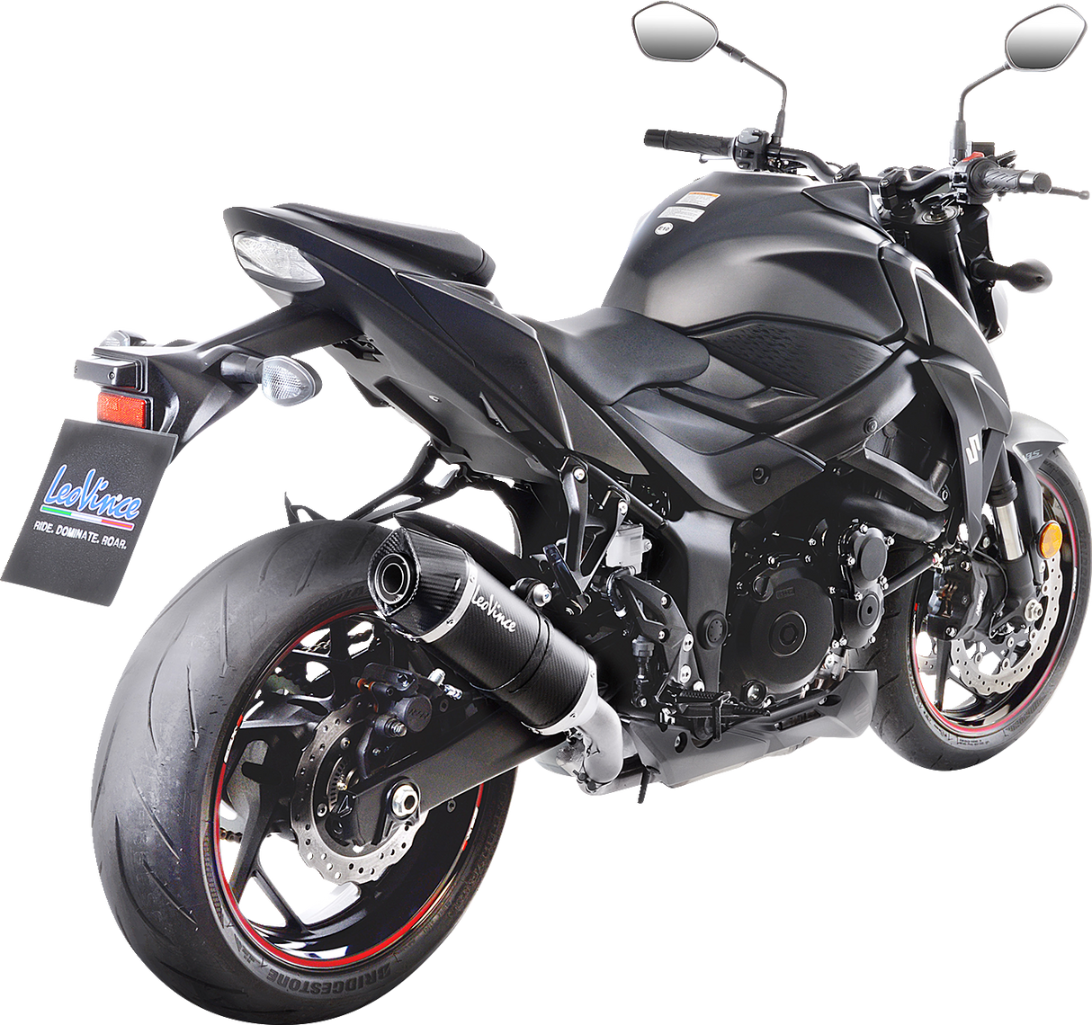 Silenciador deslizante LEOVINCE LV One Evo - Fibra de carbono 14176E