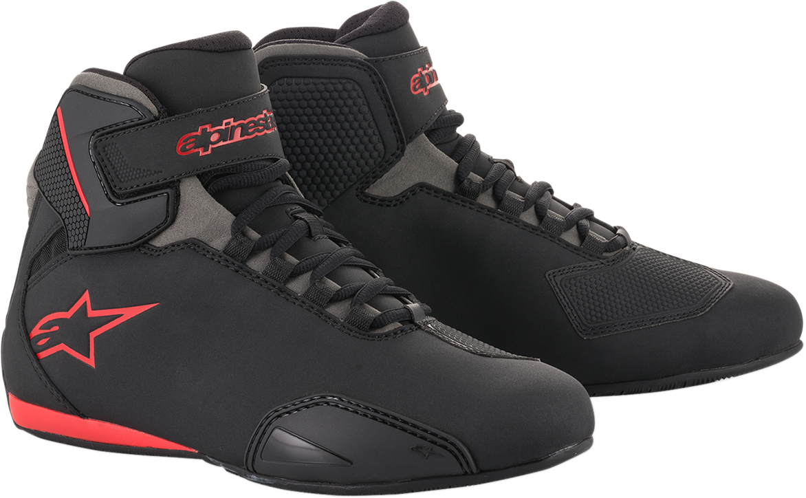 Zapatillas ALPINESTARS Sektor - Negro/Gris/Rojo - Talla 6.5 (EE. UU.) 251551813165