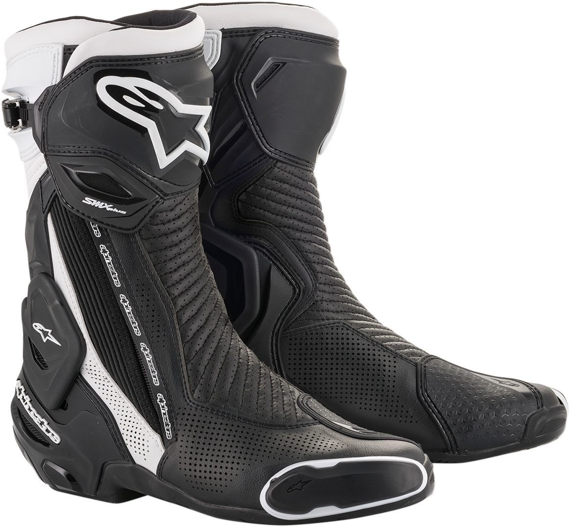 Botas ventiladas ALPINESTARS SMX+ - Negro/Blanco - Talla EE. UU. 5 / Talla UE 38 2221119-12-38