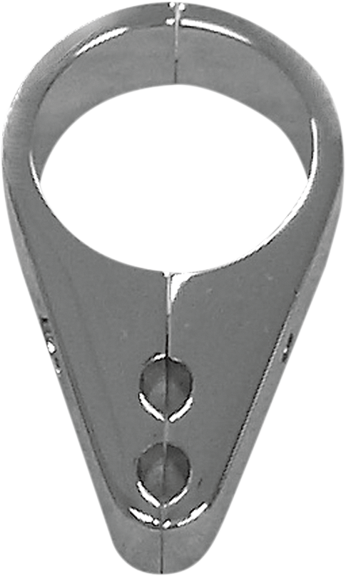 Abrazadera de cable DRAG SPECIALTIES - Doble acelerador/ralentí - 1" - Cromada 0658-0041