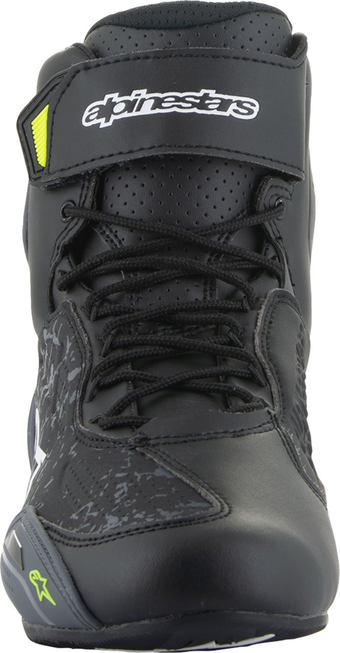 Zapatillas ALPINESTARS Faster-3 - Negro/Amarillo - Talla 9.5 (EE. UU.) 2510219-155-9.5