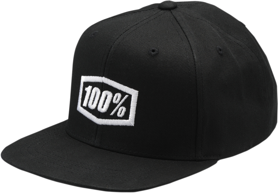 Gorra Snapback 100% Youth Icon - Negro/Blanco 20047-00000