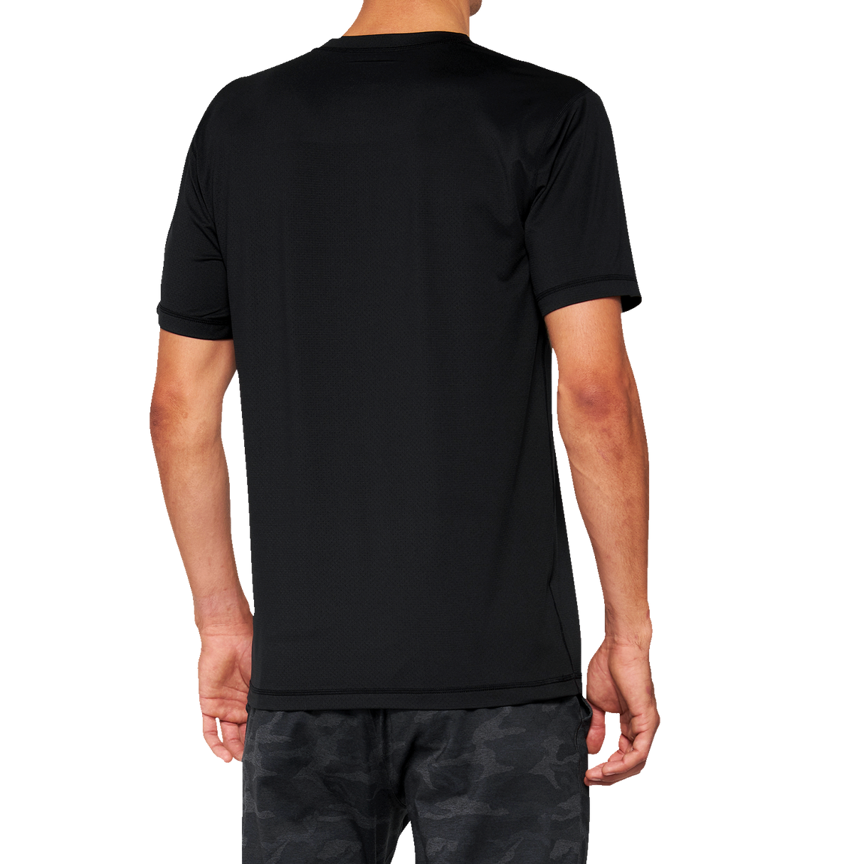 Camiseta deportiva 100% Mission - Negra - Talla 2XL 20014-00004