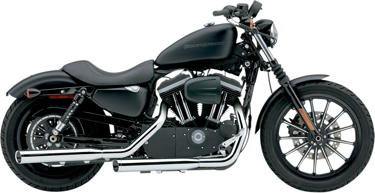 Silenciadores COBRA Slashcut - Cromado - '04-'13 XL 6030