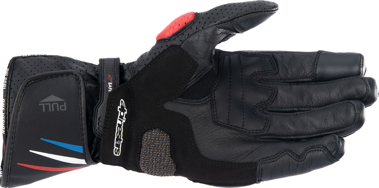 Guantes ALPINESTARS Honda SP-8 V3 - Negro/Rojo brillante/Azul - 3XL 3558423-1317-3X