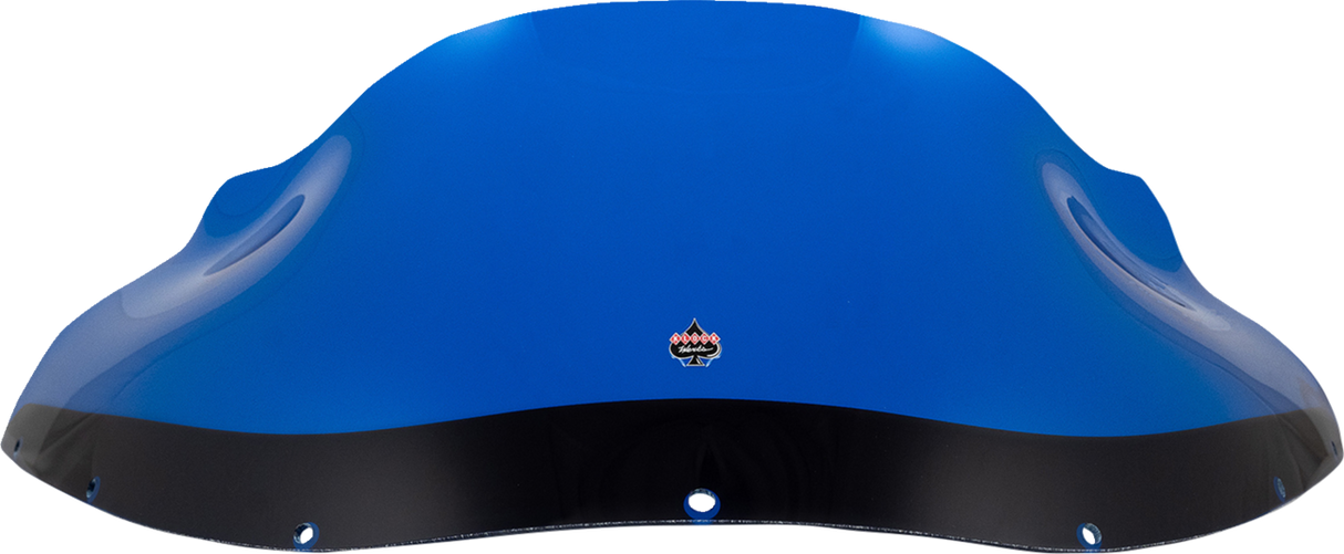 KLOCK WERKS Kolor Flare™ Windshield - 9" - Blue - FXRP KWW-02-0615