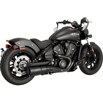 Silenciador deslizante de alto rendimiento VANCE & HINES - Negro - Indian Scout 2025 48627