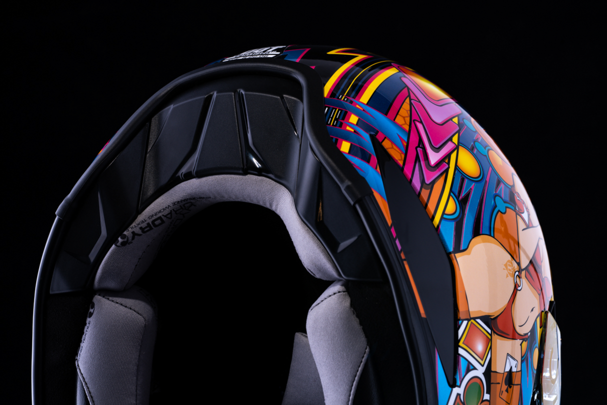 Casco ICON Domain™ - Lucky Lid 4 - Rojo - XS 0101-14951