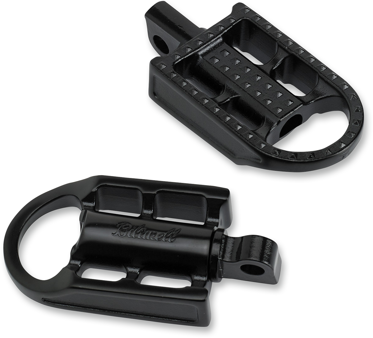 Estriberas BILTWELL Mushman - Estándar - Galvanizadas en negro 7002-201-01