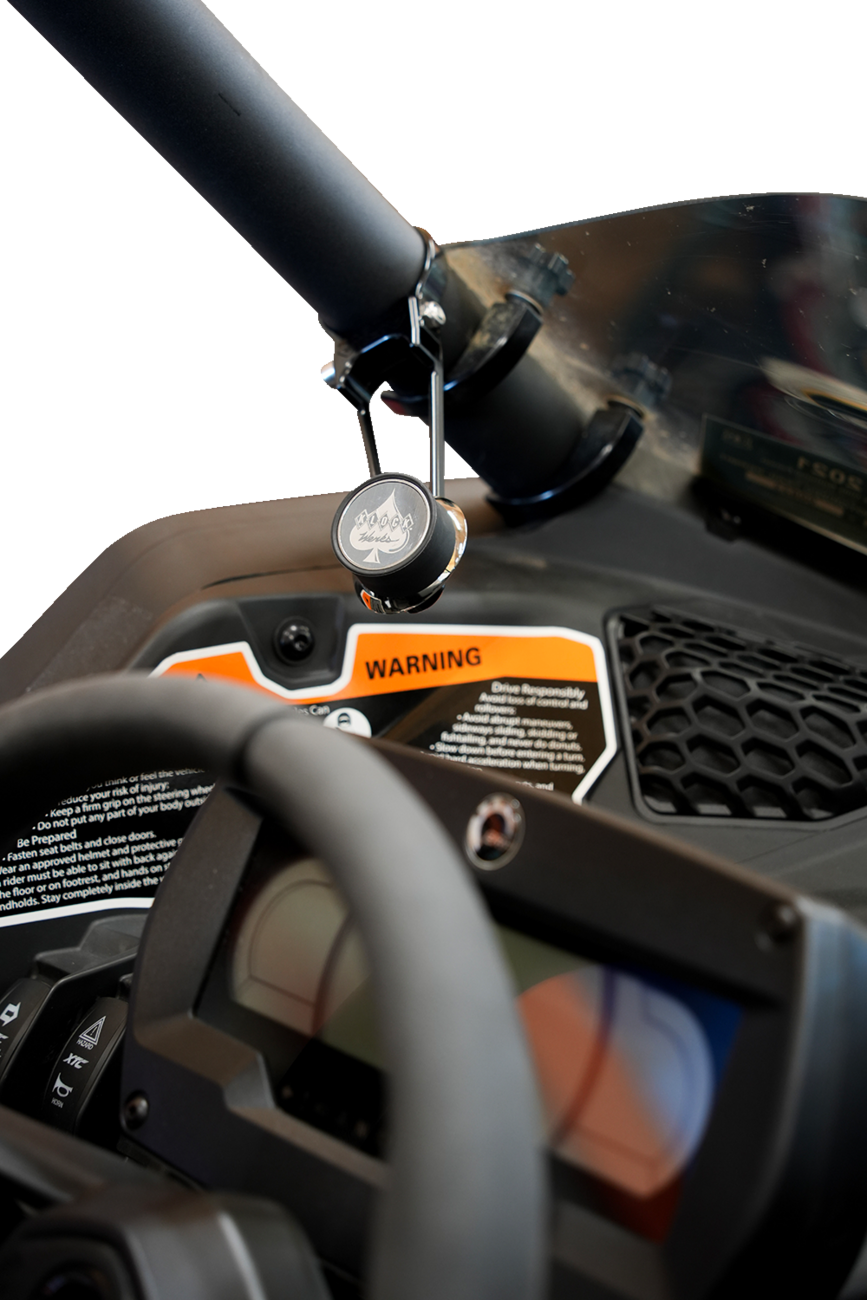 Soporte KLOCK WERKS para teléfono, jaula antivuelco, desplazamiento de 1-7/8" KWD-05-0531