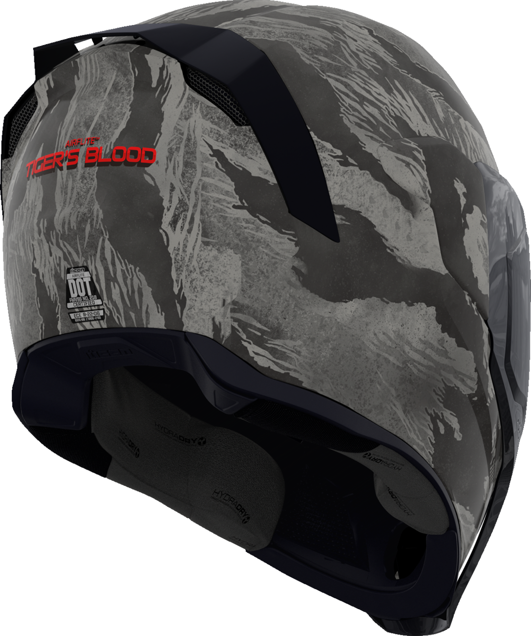 Casco ICON Airflite™ - Tiger's Blood - MIPS® - Gris - Pequeño 0101-16241