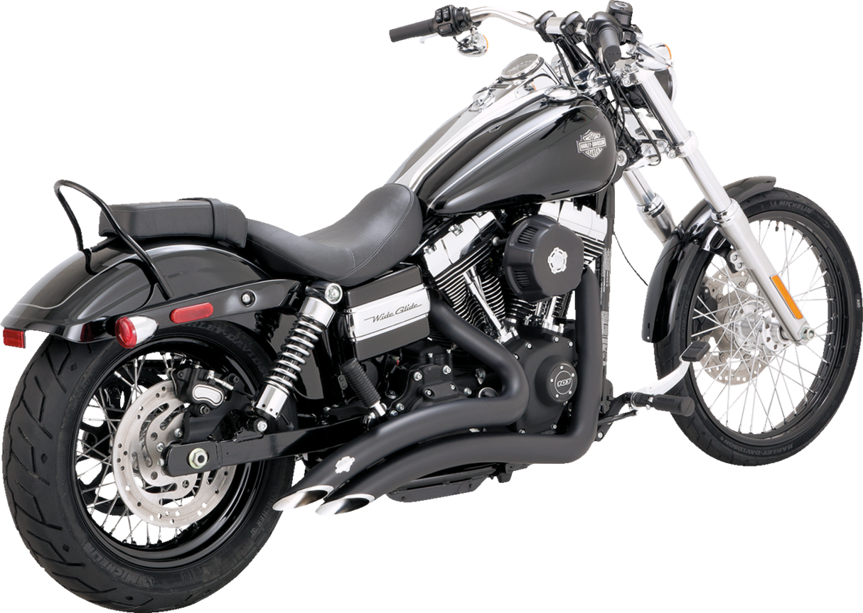 VANCE & HINES Big Radius Exhaust System - Black Low Rider 43371