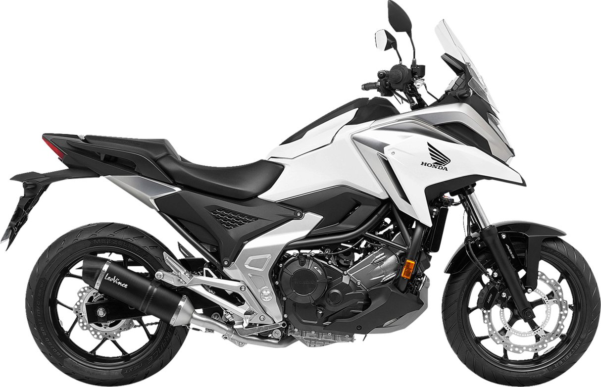 Silenciador deslizante LEOVINCE LV One EVO - Fibra de carbono negra 14388E