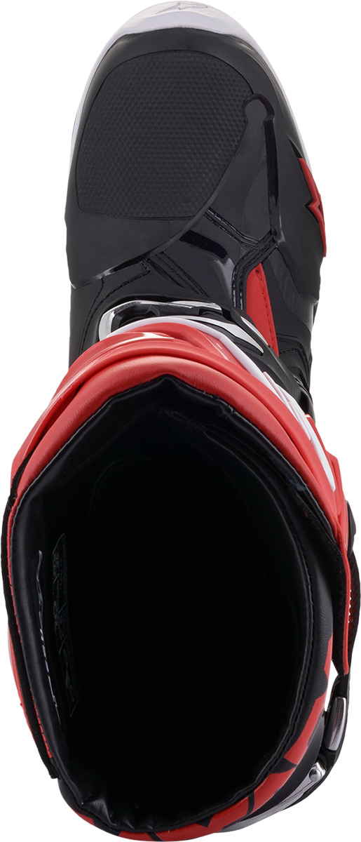 Botas ALPINESTARS Tech 10 - Negro/Rojo - Talla 11 de EE. UU. 2010020-31-11