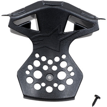 Marco de ventilación de mentón ALPINESTARS Supertech M8/M10 - Negro brillante - M/2XL 89831191180M2XL