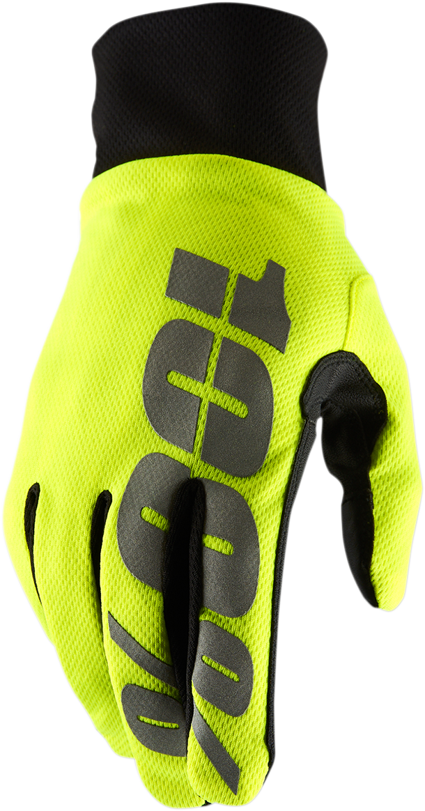 Guantes 100% impermeables Hydromatic - Amarillo Fluo - Pequeños 10017-00005
