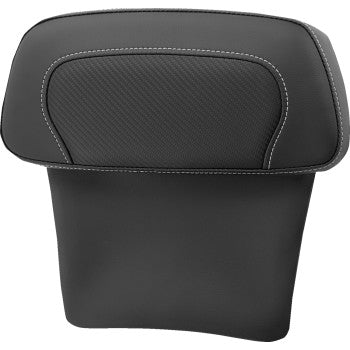 Almohadilla de respaldo SADDLEMEN Chopped Tour Pak - RoadSofa™ - Inserción de fibra de carbono - FLT/FLH '14-'23 814-07-CPACK-CF
