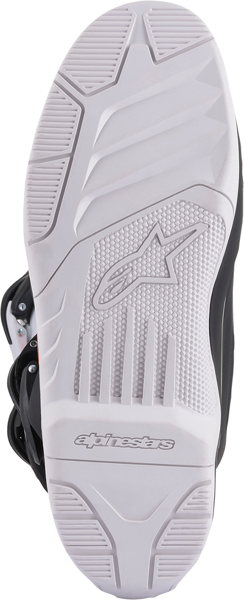 Botas ALPINESTARS Tech 3 - Negro/Blanco/Naranja - Talla 9 de EE. UU. 2013018-1238-9
