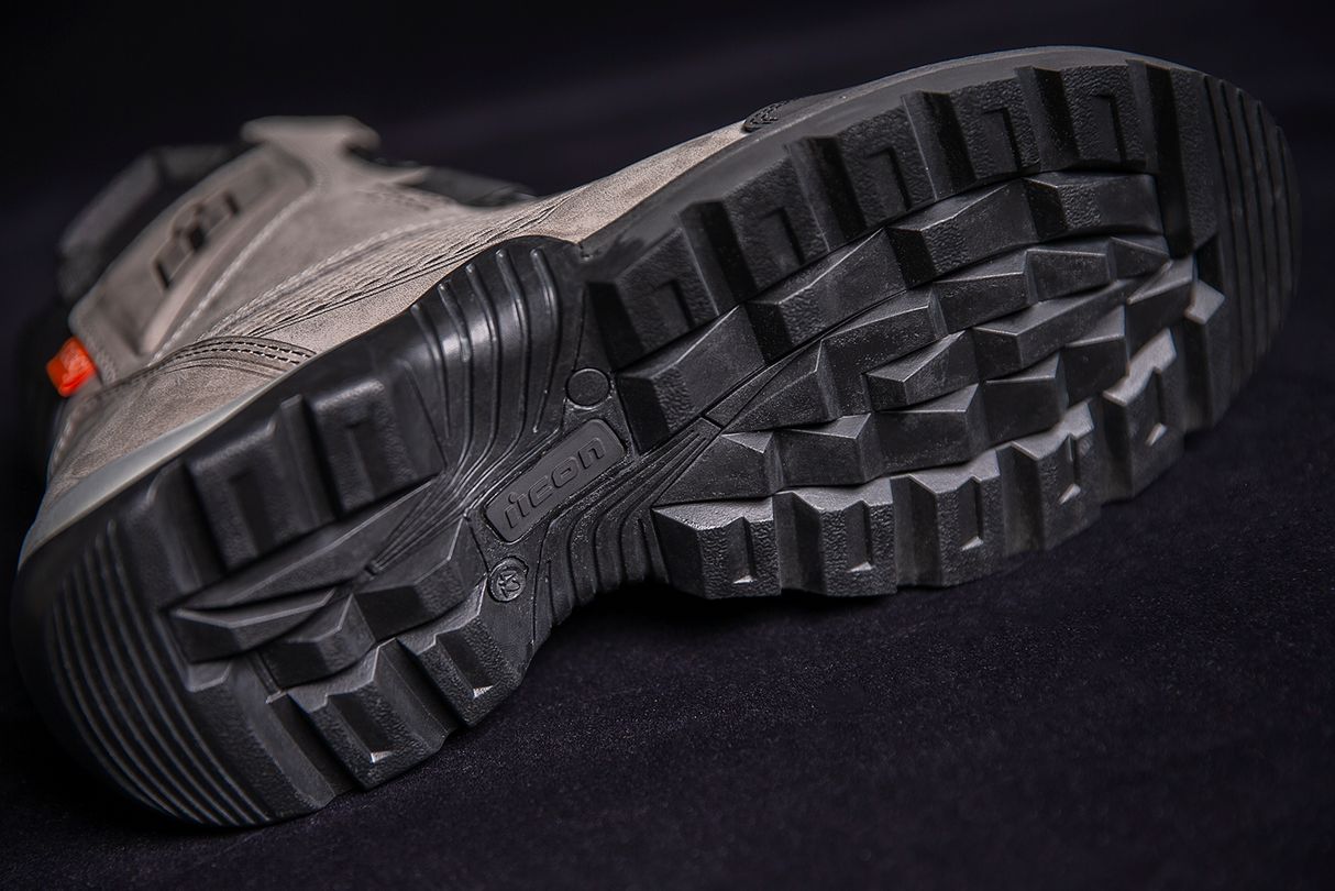 Botas ICON Stormhawk - Gris - Talla 8.5 3403-1175