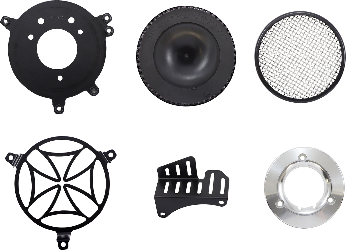 Filtro de aire COBRA - Cross - Negro 606-0100-02B-SB