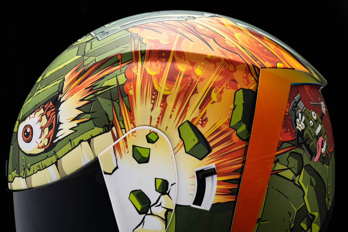 Casco ICON Airform™ - Grenadier - Verde - XS 0101-14741
