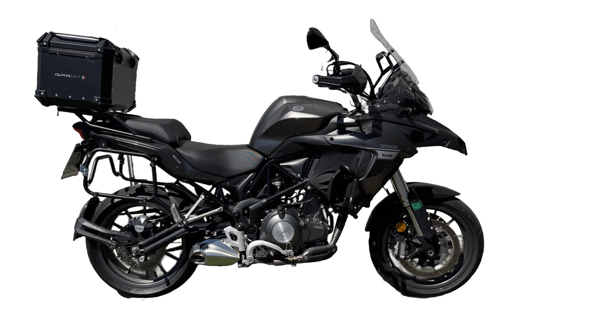 Benelli TRK 502 X 2017-2020 GPR Tech 55L Aluminum Top Case, Black with Mounting Plate - photo 1