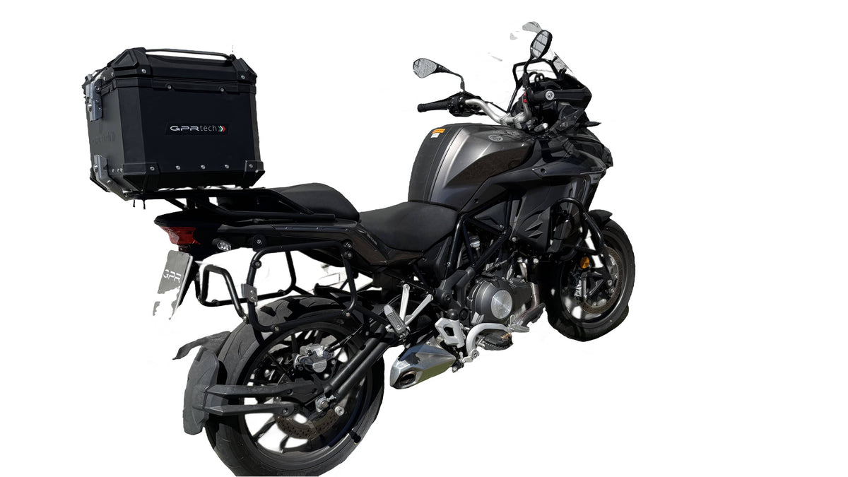 Benelli TRK 502 X 2017-2020 GPR Tech 45L Aluminum Top Case, Black with Mounting Plate - photo 4