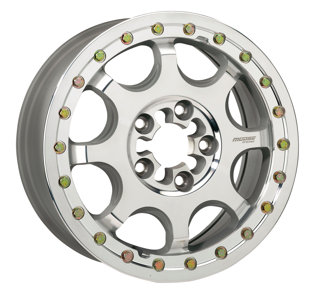 Rueda MOOSE UTILITY - 351X 5-Lug Beadlock - Delantera/Trasera - Mecanizada - 15x7 - 5/4.5 - 5+2 351BM157545CF64