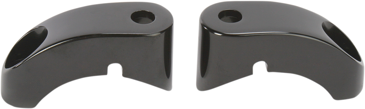 Soportes de intermitentes delanteros ARLEN NESS - Horquillas de 39 mm - Negro 12-738