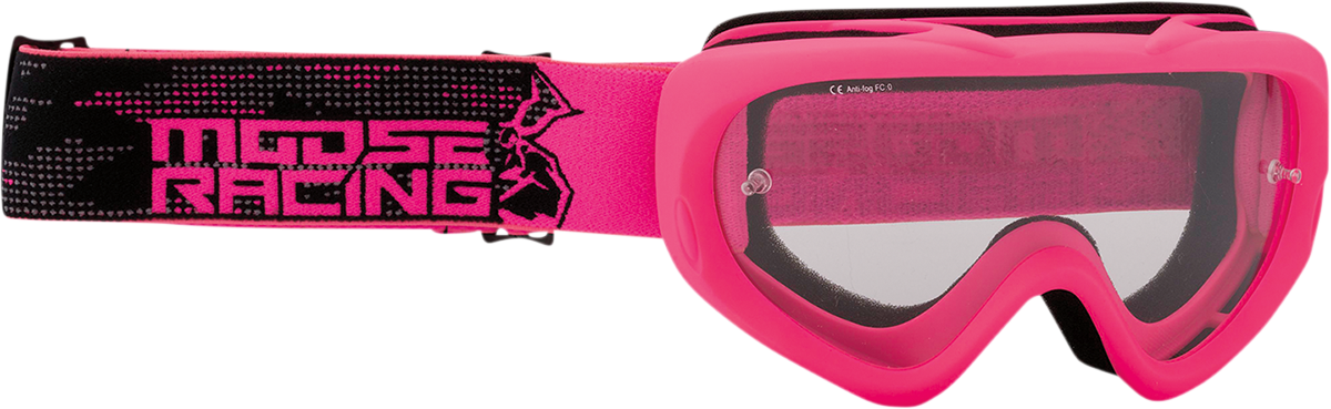 Gafas de natación MOOSE RACING para jóvenes - Agroid - Rosa 2601-2679