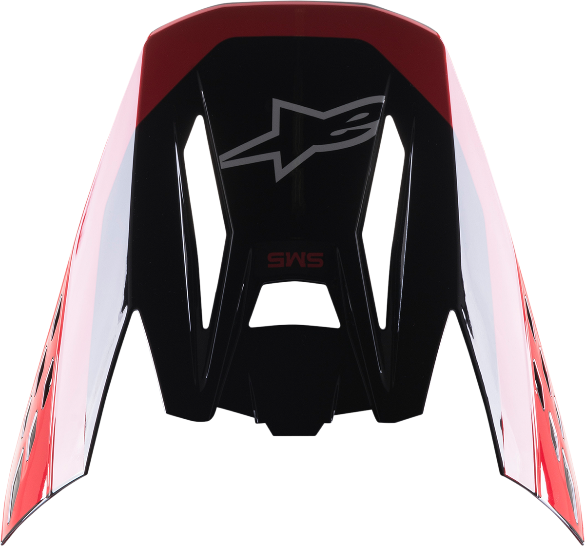 Visera ALPINESTARS SM5 - Beam - Negro/Gris/Rojo 8983622-1333
