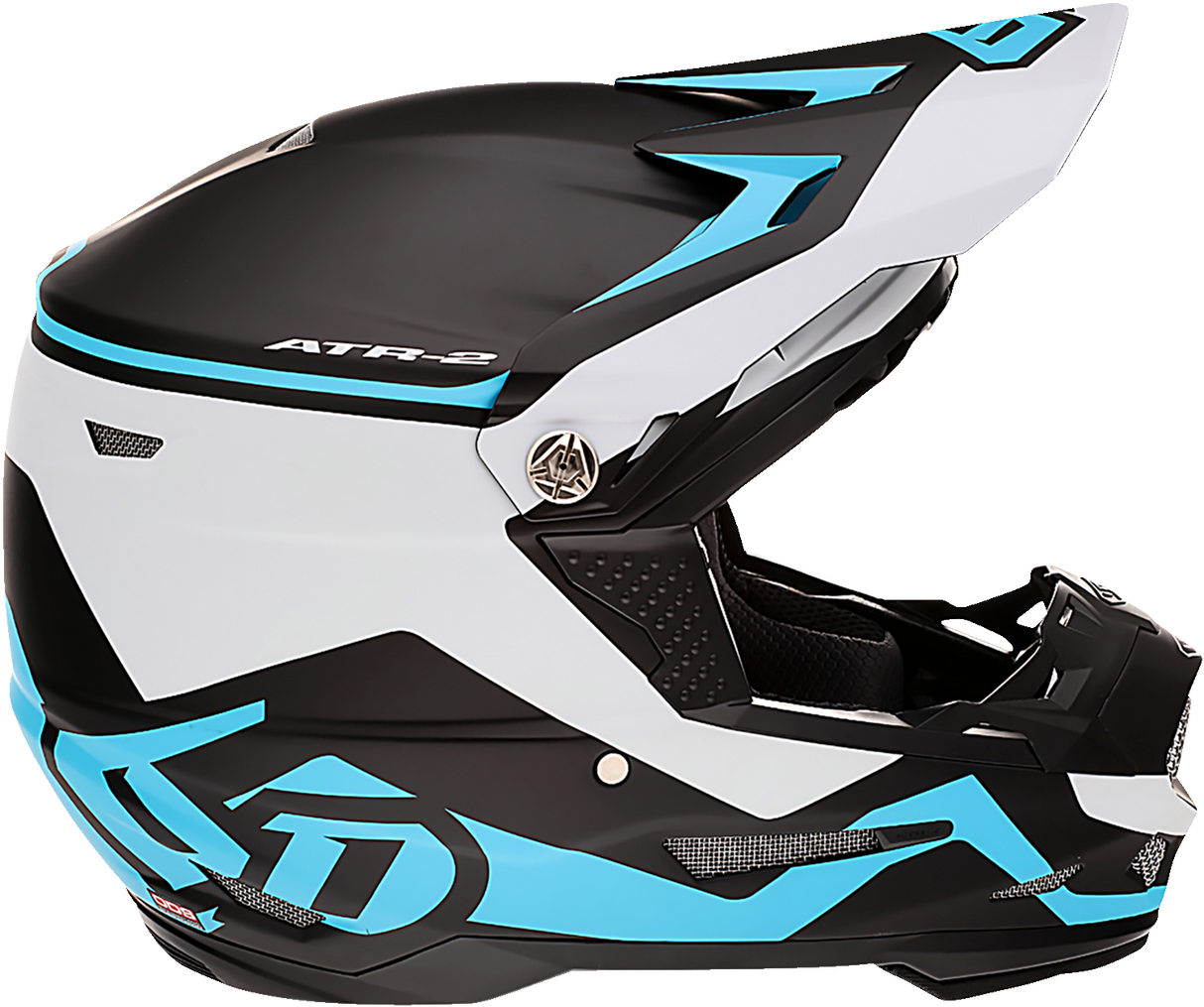 Casco de motocicleta 6D ATR-2 - Drive - Cian - Grande 12-2727