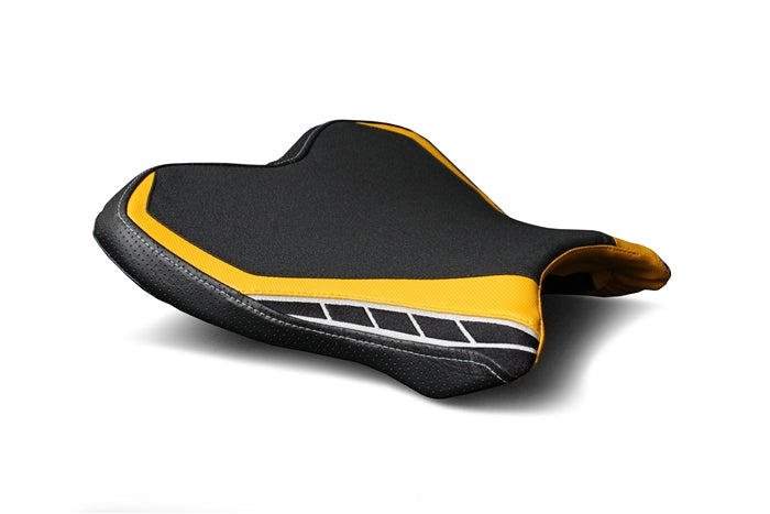 Funda de asiento delantero Luimoto, edición aniversario para Yamaha R1 2015-2024, Edge Yellow