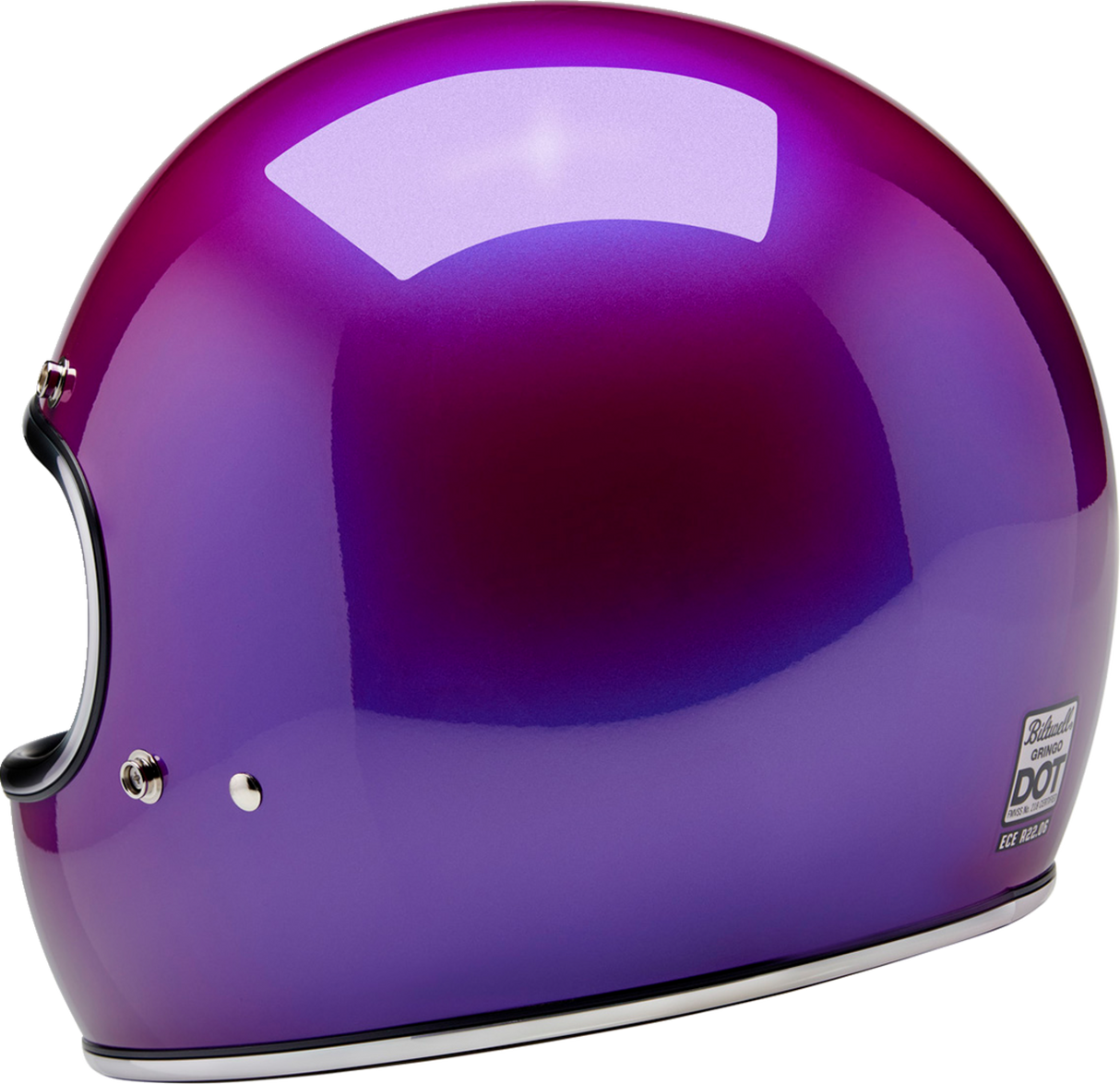 Casco BILTWELL Gringo - Uva metalizada - Mediano 1002-339-503