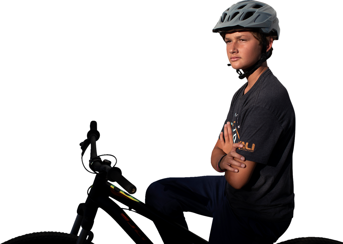 Casco de bicicleta KALI Chakra Solo - Gris brillante - L/XL 0221222127