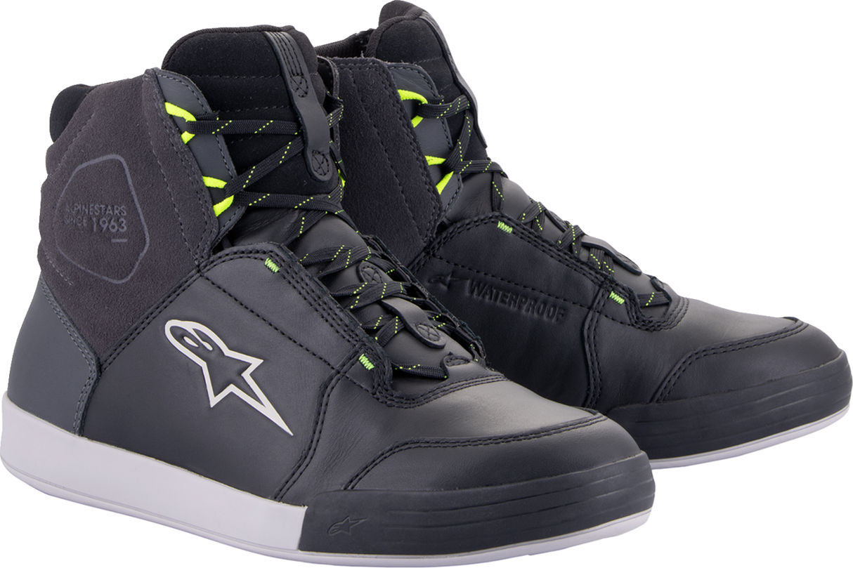 Zapatos ALPINESTARS Chrome - Impermeables - Negro/Gris - Talla 11.5 (EE. UU.) 25431231015-115