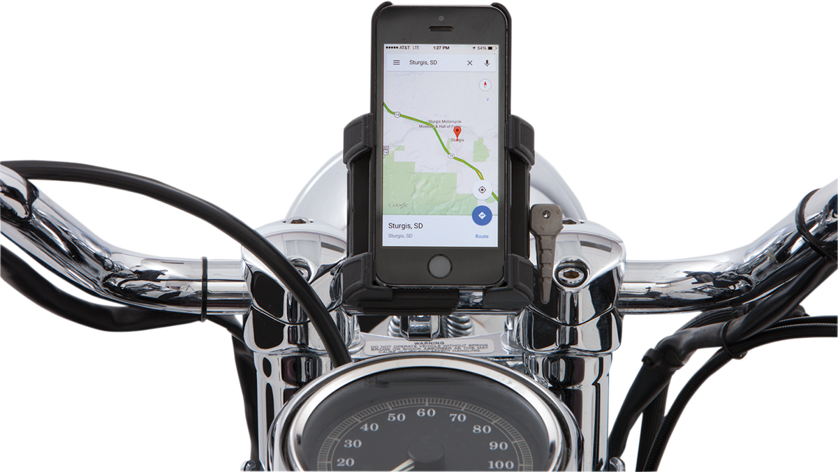 Soporte para smartphone/GPS CIRO - sin cargador - Negro 50315