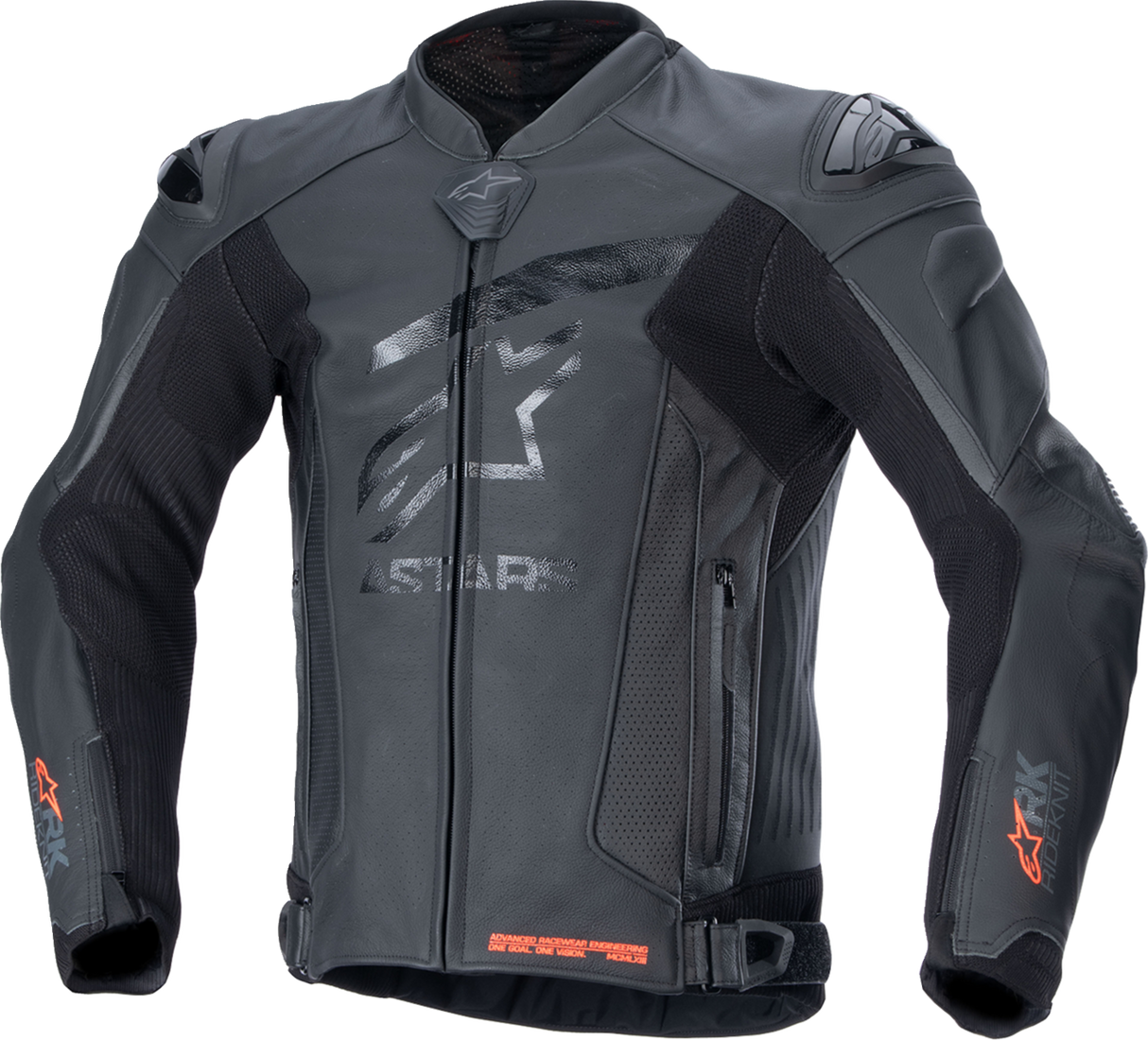 Chaqueta de cuero ALPINESTARS GP Plus R v4 Rideknit® - Negro/Negro - 60 3100324-1100-60