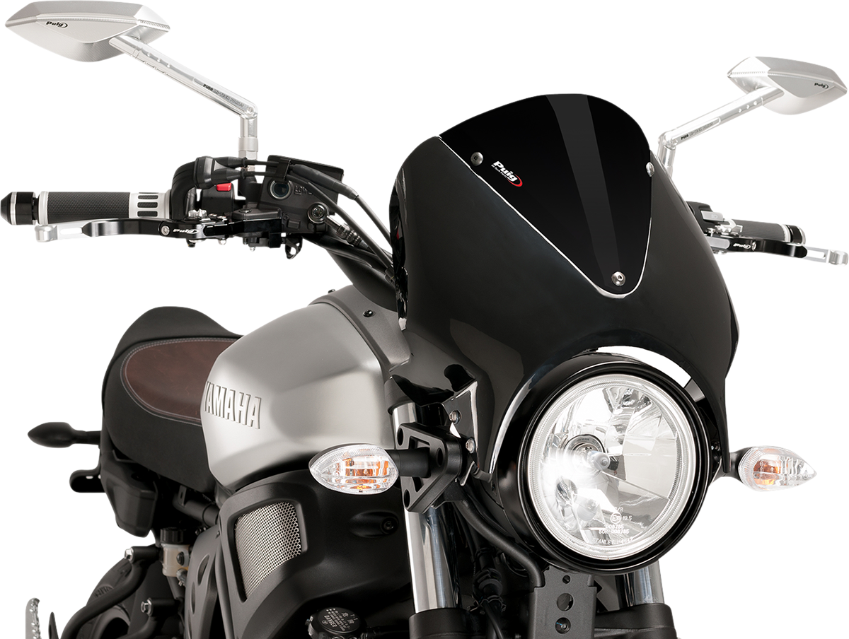 Cúpula PUIG HI-TECH PARTS Retrovision - Negra - XSR 9560N