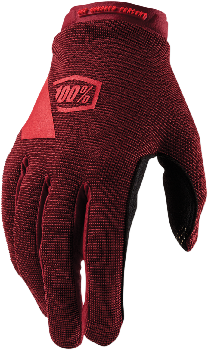 Guantes Ridecamp 100% para mujer - Ladrillo - Mediano 11018-060-09