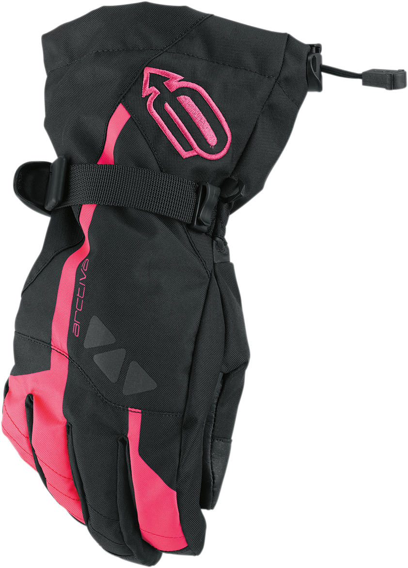 Guantes Pivot ARCTIVA para mujer - Negro/Rosa - Talla 2XL 3341-0410
