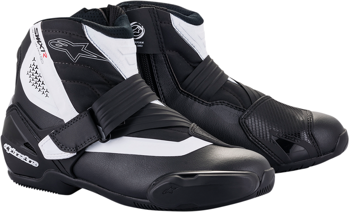Botas ALPINESTARS SMX-1 R v2 - Negro/Blanco - Talla 12 EE. UU. / 47 UE 2224521-12-47