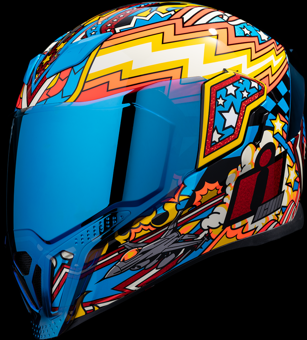Casco ICON Airflite™ - Flyboy - Azul - Grande 0101-16013