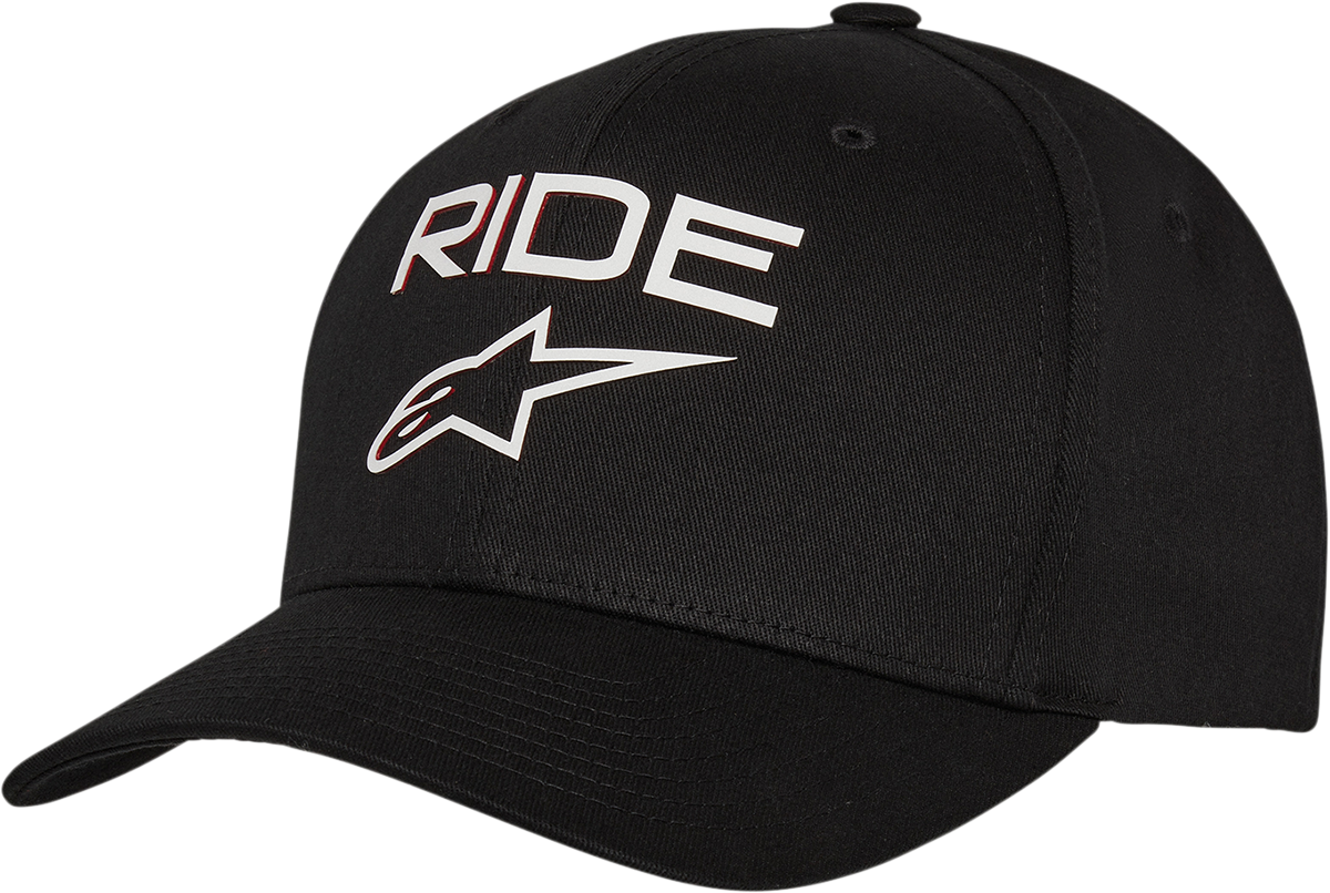 Gorra ALPINESTARS Ride Transfer - Negro/Blanco - Grande/XL 1211810101020LX
