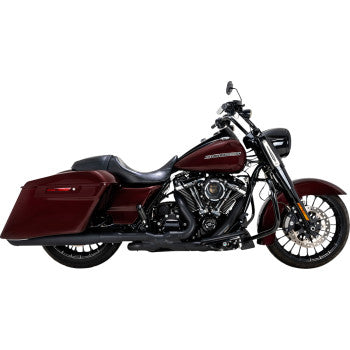 Silenciador redondo deslizante VANCE & HINES Twin Slash - Negro 46672
